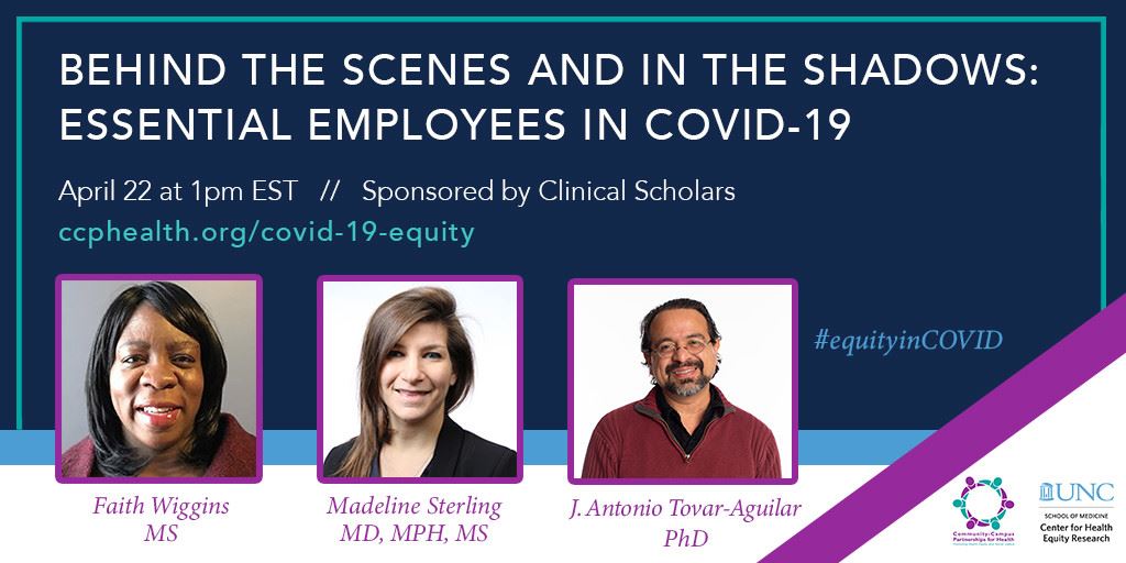 Communities in Partnership Series – Behind the Scenes and In the Shadows: Essential Employees in COVID-19