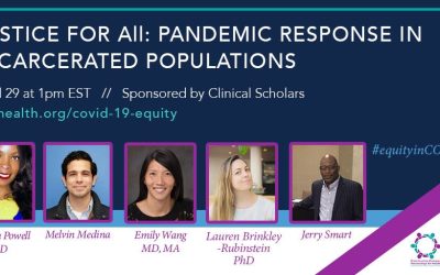 Communities in Partnership Series – Justice for All: Pandemic Response for Incarcerated Populations