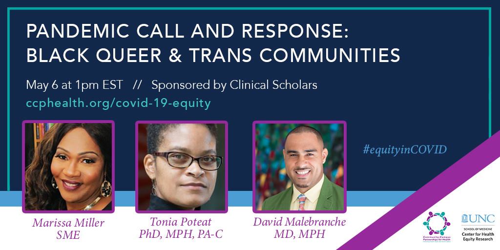 Communities in Partnership Series – Pandemic Call and Response: Black Queer & Trans Communities