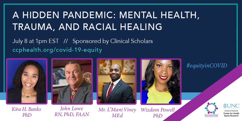 Communities in Partnership Series – A Hidden Pandemic: Mental Health, Trauma, and Racial Healing