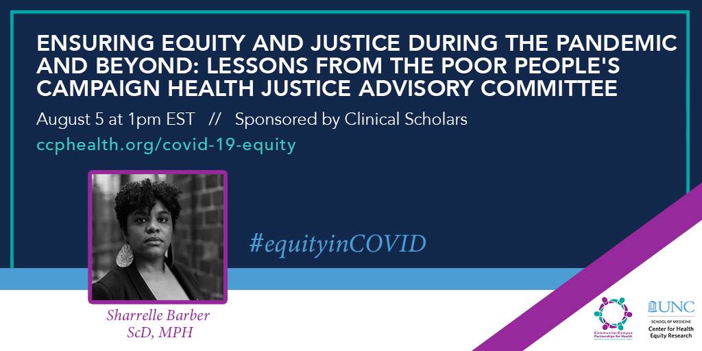 Communities in Partnership Series – Ensuring Equity and Justice During the Pandemic and Beyond: Lessons Learned from the Poor People’s Campaign