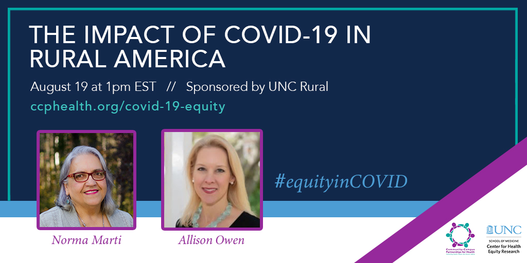 Communities in Partnership Series – The Impact of COVID-19 in Rural America