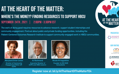 At the Heart of the Matter: Where’s the money? Finding resources to support HBCU community-engaged work