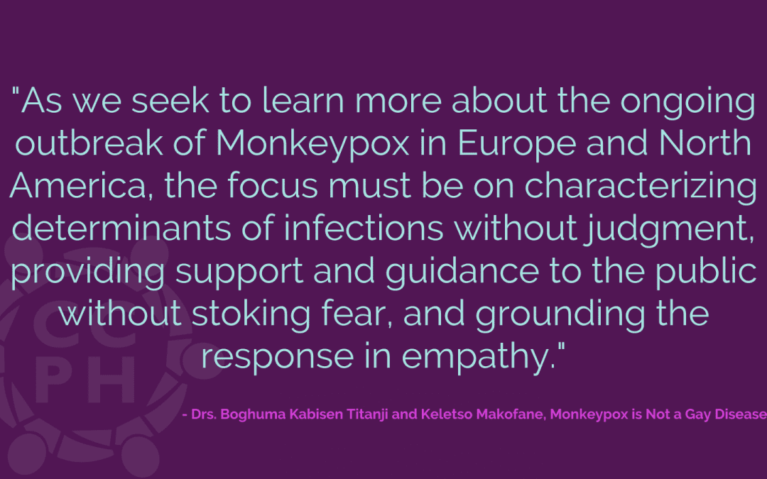 Monkeypox Resources | CCPH