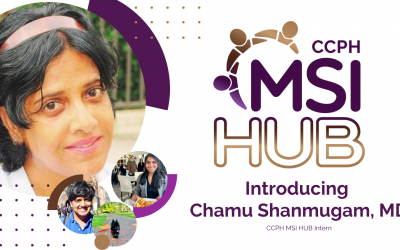 Intern blog: Introducing Chamu Shanmugam, MD, our CCPH MSI HUB Intern