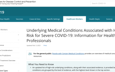 Covid-19 and Underlying Medical Conditions