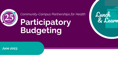 Lunch & Learn: Participatory Budgeting Event Recap