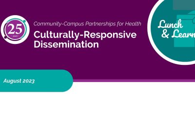 Lunch & Learn: Culturally-Responsive Dissemination