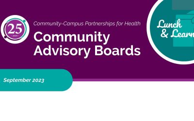 Lunch & Learn: Community Advisory Boards