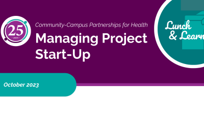 Lunch & Learn: Managing Project Start-Up