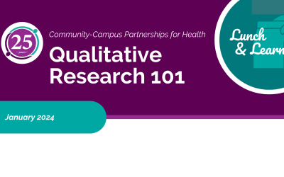 Lunch & Learn: Qualitative Research 101