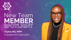 Blog Banner of Aliyha Hill with text that says 'New Team Member Spotlight'