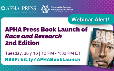APHA Press Book Launch of Race and Research 2nd Edition Webinar