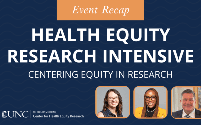 Health Equity Research Intensive Centering Equity in Research Event Recap