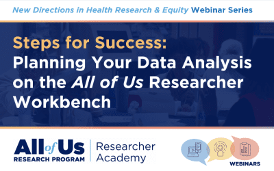 Steps for Success: Planning Your Data Analysis on the All of Us Researcher Workbench